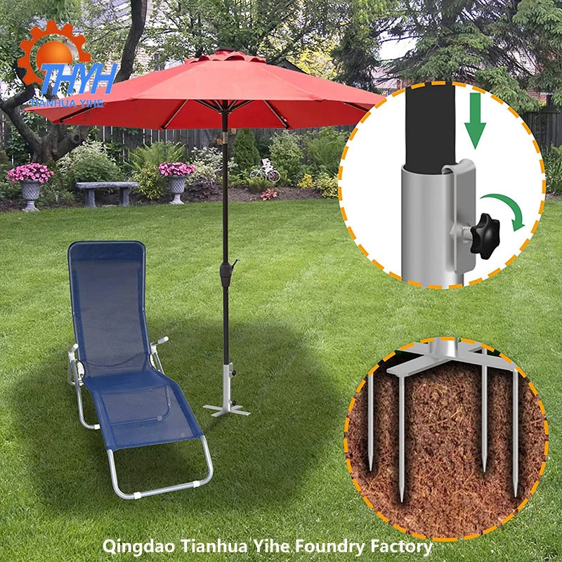 Made in China 35kg 20kg Granite Round Umbrella Base Patio Umbrellas Bases Outdoor Furniture Umbrella Base Stand