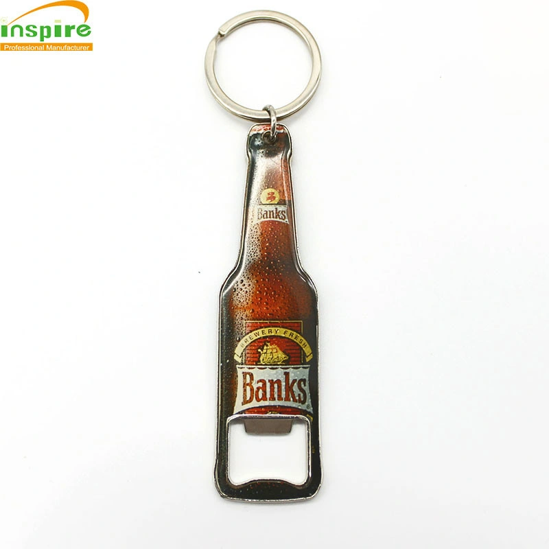 Venta al por mayor de botellas Opener souvenir 3D llavero Regalos promocionales