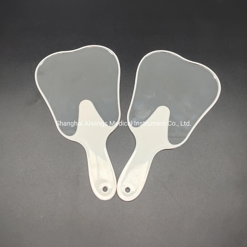 Dental Products Mouth Mirror with ABS Handles Printed