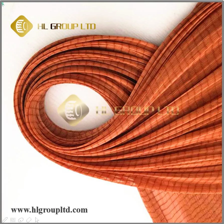 Second Grade Brown 1500d/2 Dipped Polyester Tyre Cord Fabric