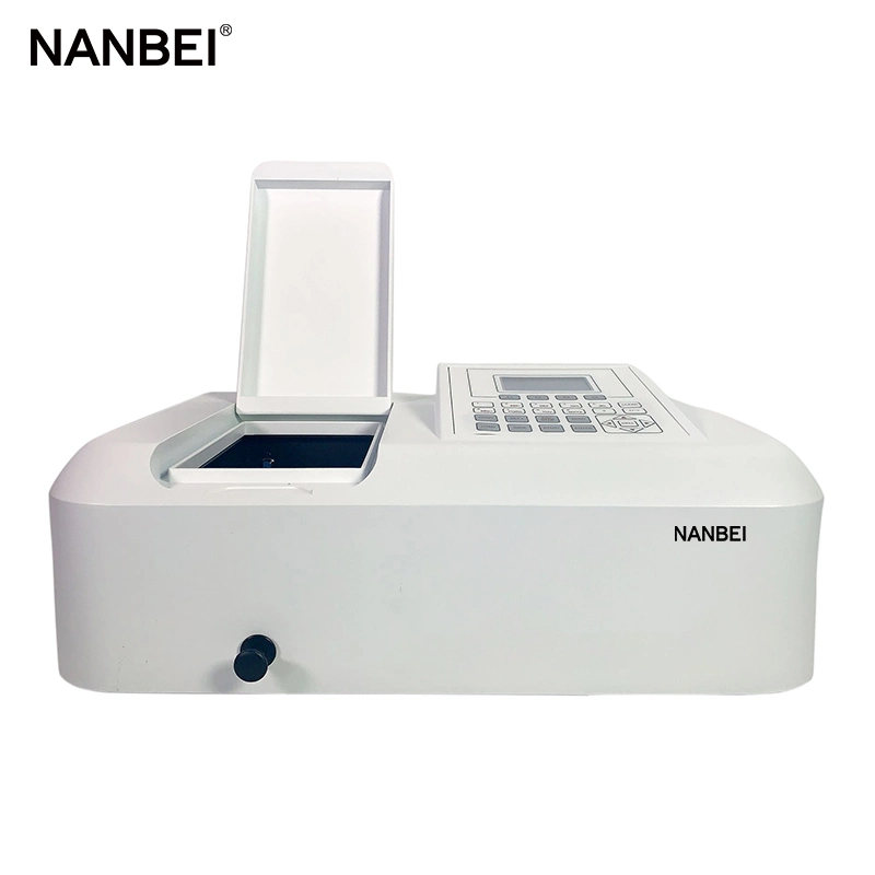 Nanbei UV Visible Spectrophotometer Laboratory Spectrometer Device Single Beam UV Vis Spectrophotometer