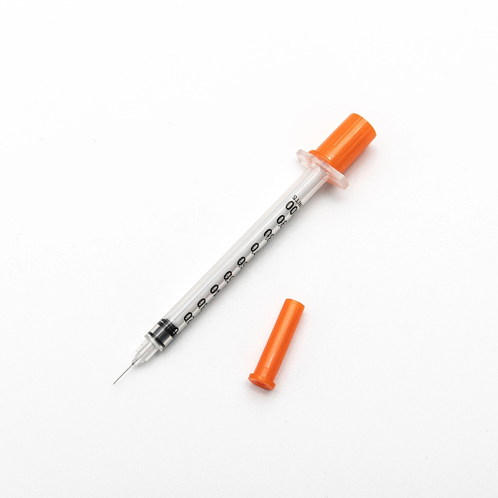 Hot Sale Disposable Retractable Safety Insulin Syringe with Needle