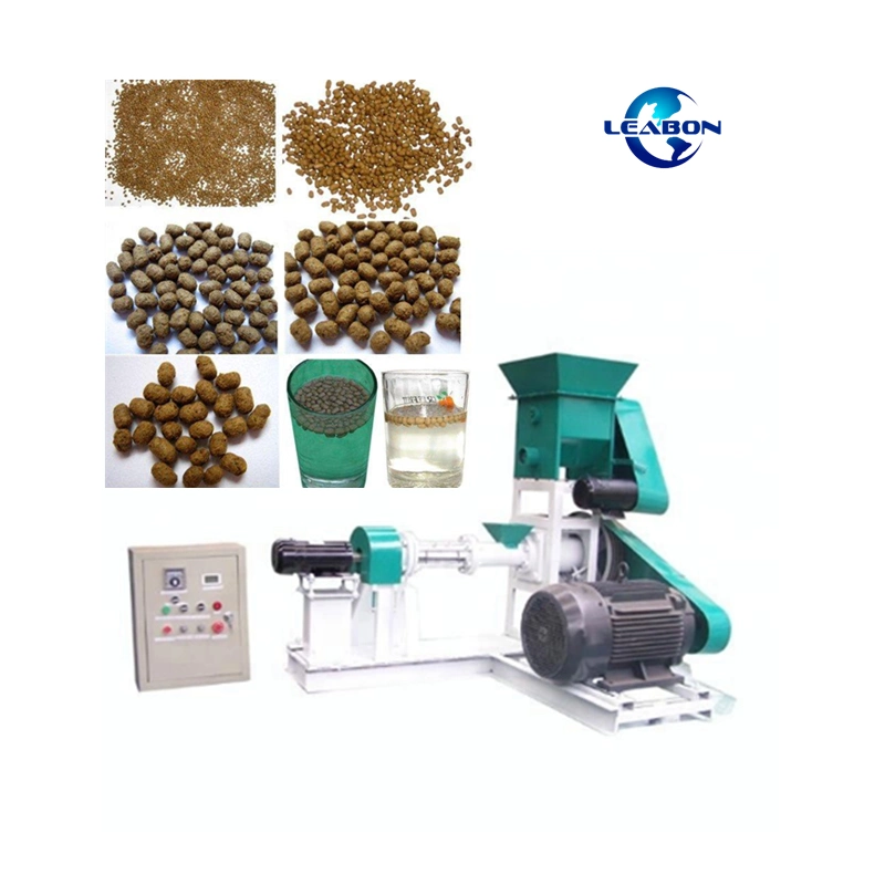 Mini Dry Type Pet Food Fish Feed Mill Pellet Extruder Machine Floating for Soybean Grain