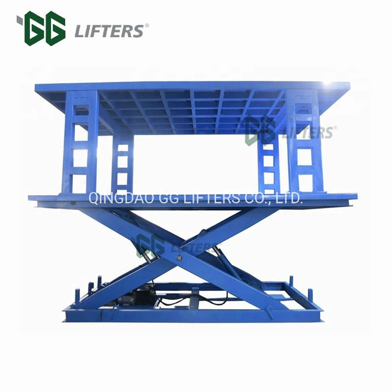 GG Lifters Customize Garage Hydraulic Two Deck Scissor Car Parking Solution