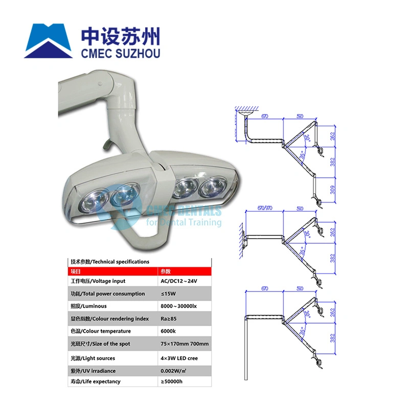 Zahnärztliche medizinische Lampe Operation LED Oral Light