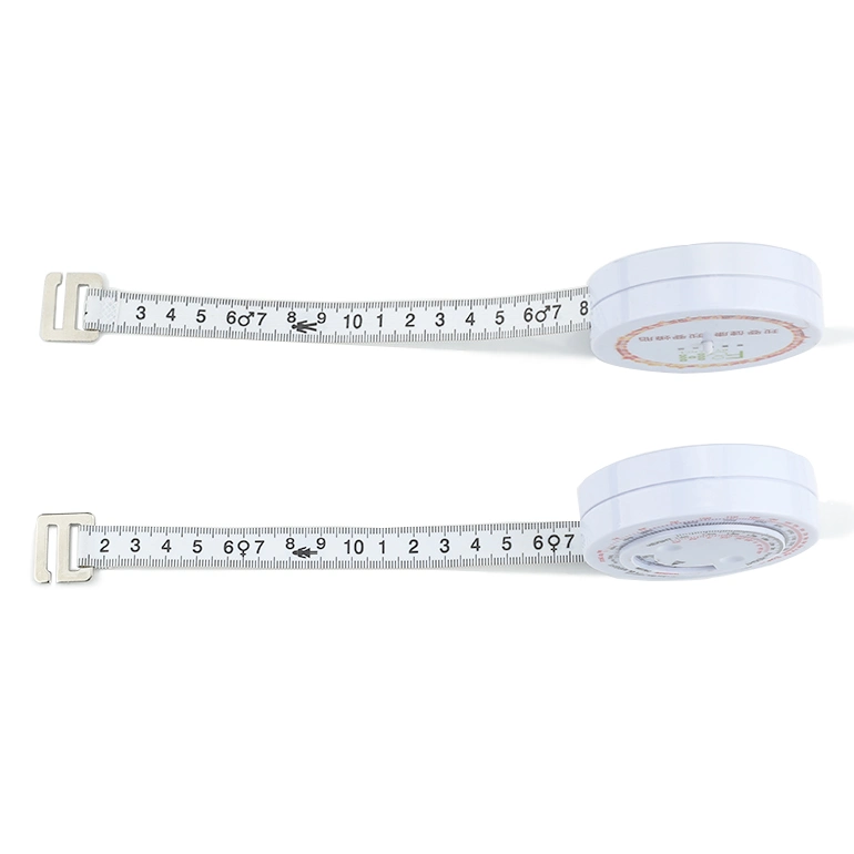 Regalos médicos Calculadora del IMC y cinta métrica calculadora con nombres de empresa (60 pulg./150cm con forma redonda)