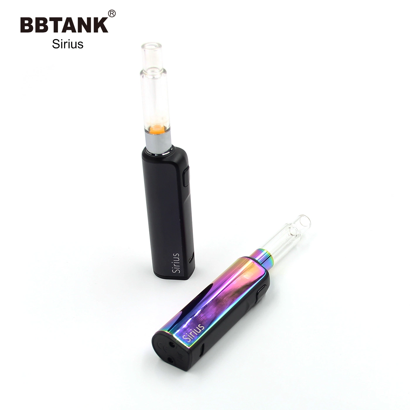 Palm Größe 650 mAh laden Vape Pen Bbtank Sirius 510 Batterie Einfädeln