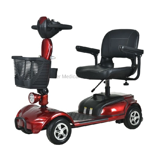 Approved High-Quality Handicapped Four Wheels Electric Mobility Scooter for Elderly and Adult