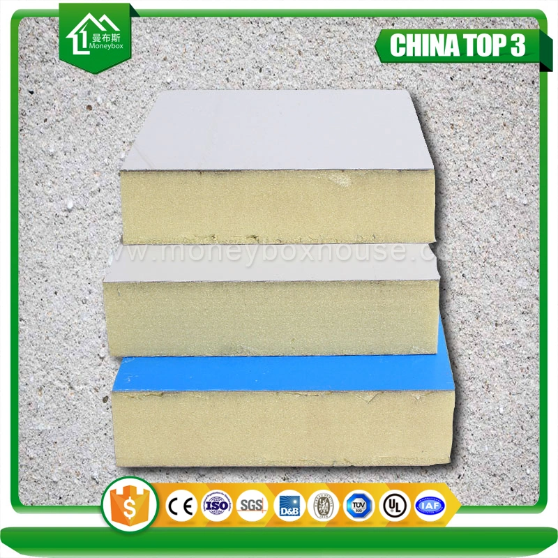 25mm 50mm Flat Aluminum Metal Pi PUR Puf Insulated Sandwich Panels Price