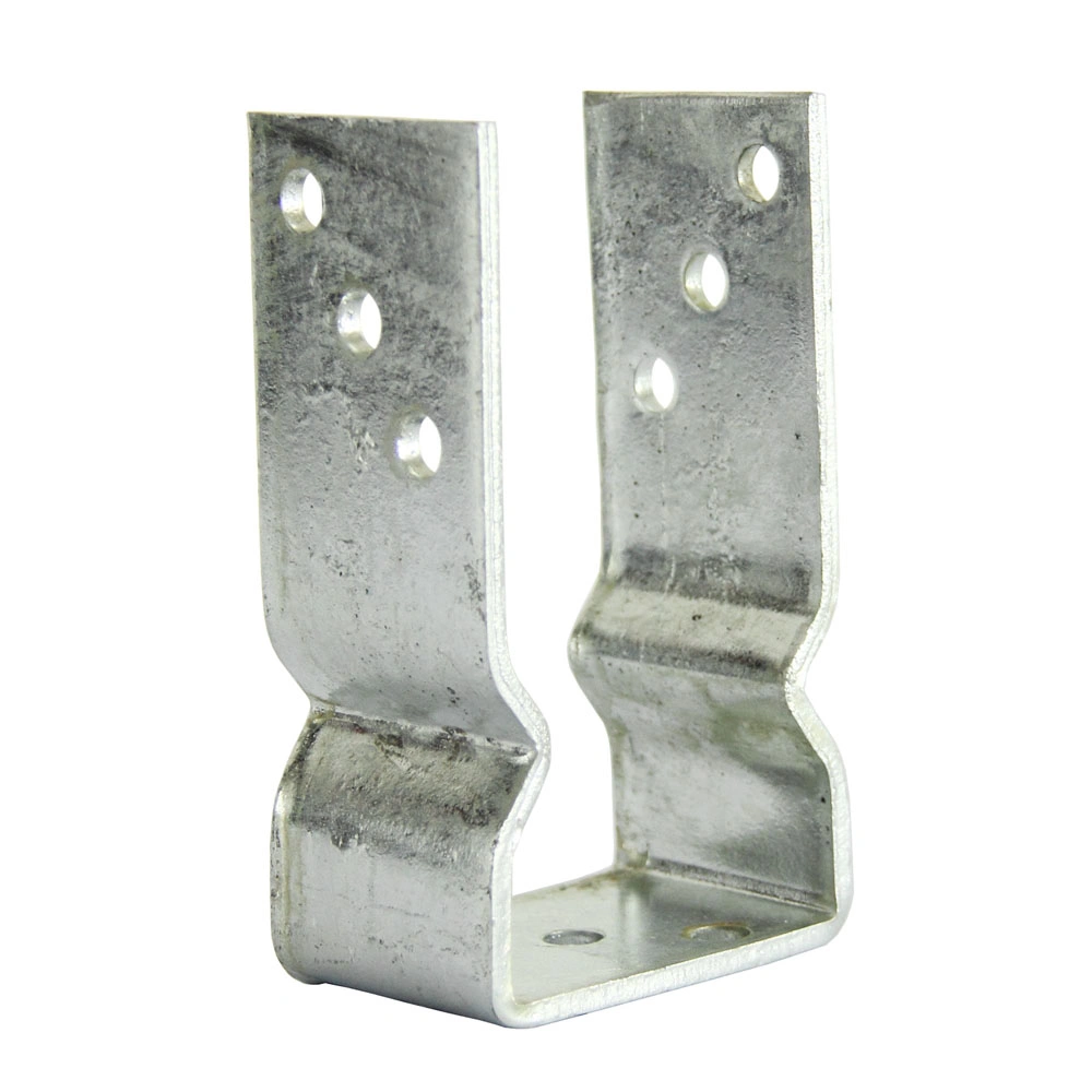 Galvanized Pole Anchor Steel Plate Spike Pointed for Square Posts