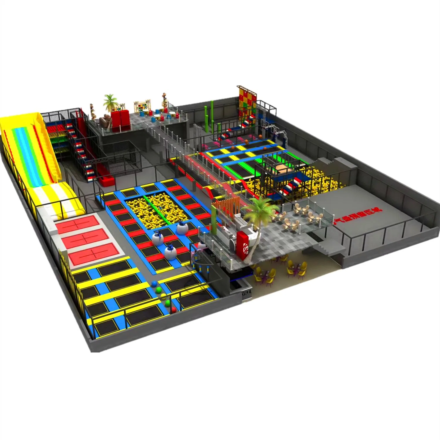 Factory Direct Sales Trampoline Park Playground Equipment