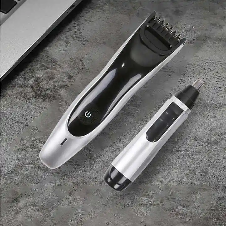 Professional Electric Cordless Barber USB Rechargeable Hair Clipper Battery Powered Nose Hair Trimmer
