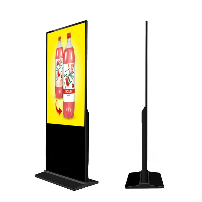 Floor Standing 55 Inch LCD Touch Screen Shopping Mall Self Service Ordering Payment Kiosk