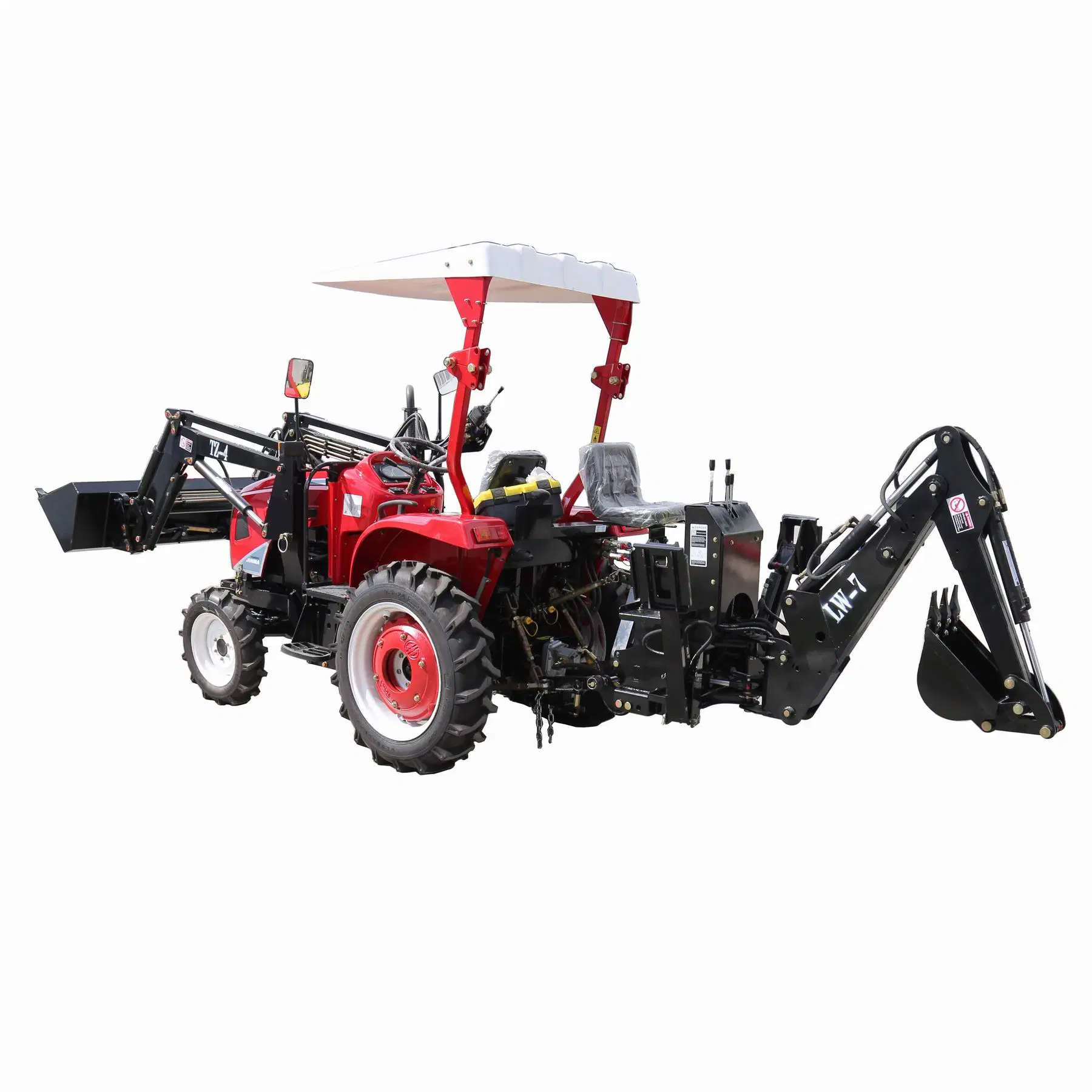 Chinese CE Euro V Agricultural Jin Ma 25HP Mini 4X4 Small 4WD Compact Lawn Mower Garden Farm Tractor Agriculture Price in German