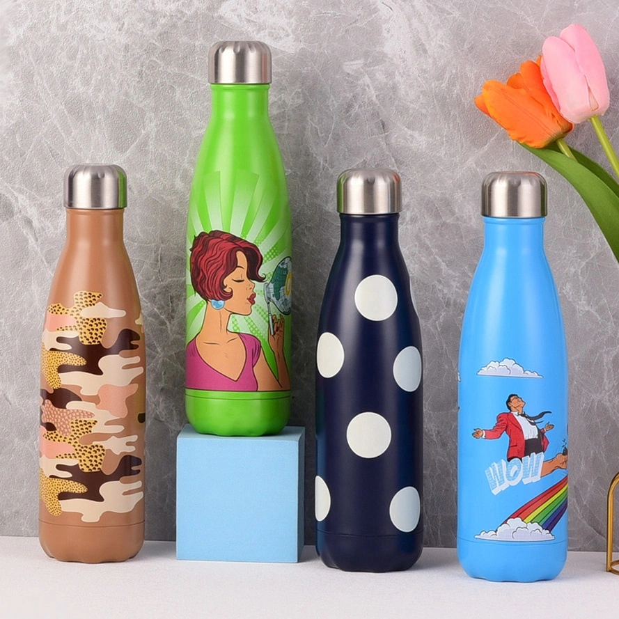 17oz 500ml Water Bottles Portable Pretty Use Hotel Insulated Double Wall Vaccuum Coffee Flask