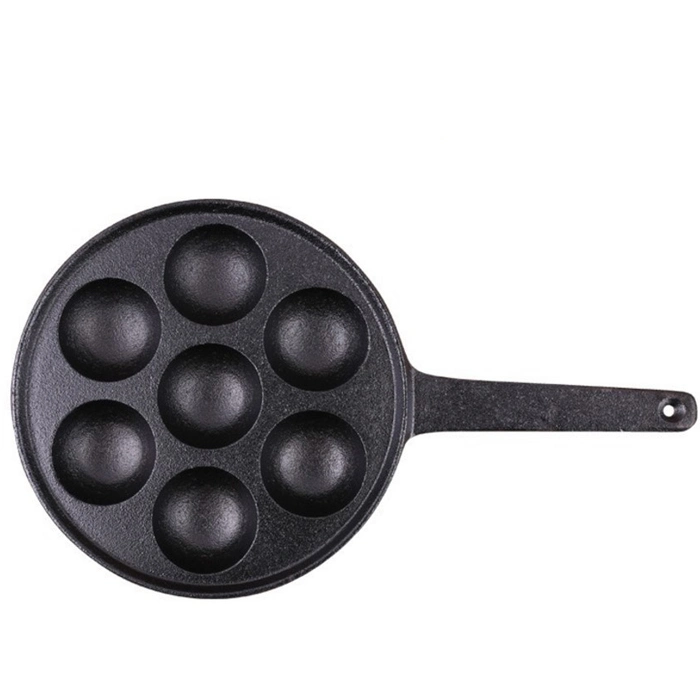 Mini Takoyaki Cast Iron Baking Pan with Handle