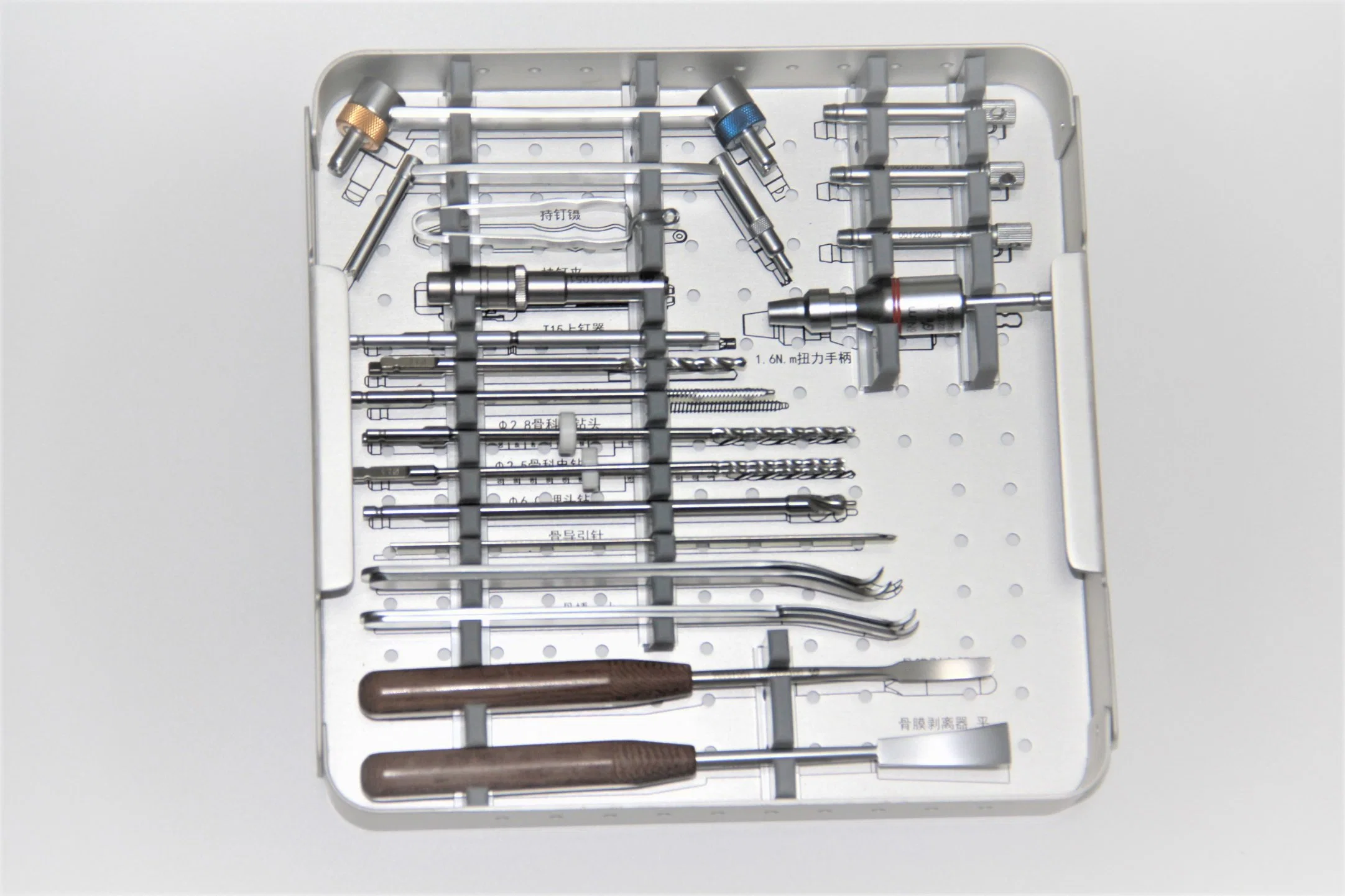 Medical Device Upper and Lower Limb Locking Plate Instrument Kit