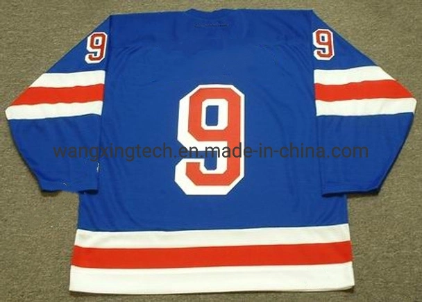 Custom Jersey New York 1991 1999 1994 1996 1998 #9 Adam Graves Retro Hockey Jersey