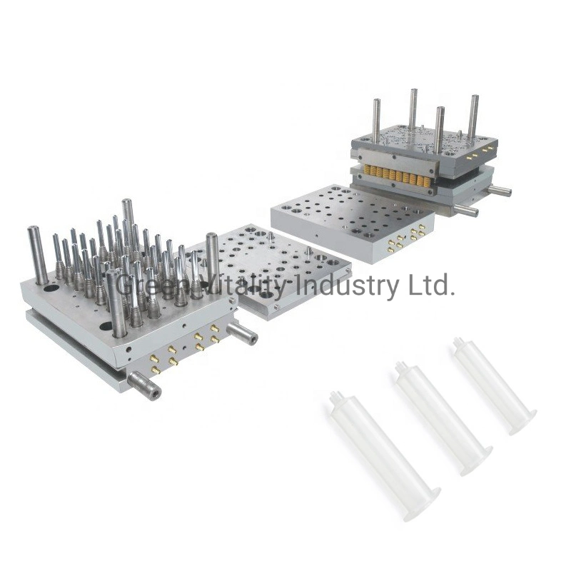 Multi Cavities Plastic Injection Mould for Medical Products Disposable Syringe