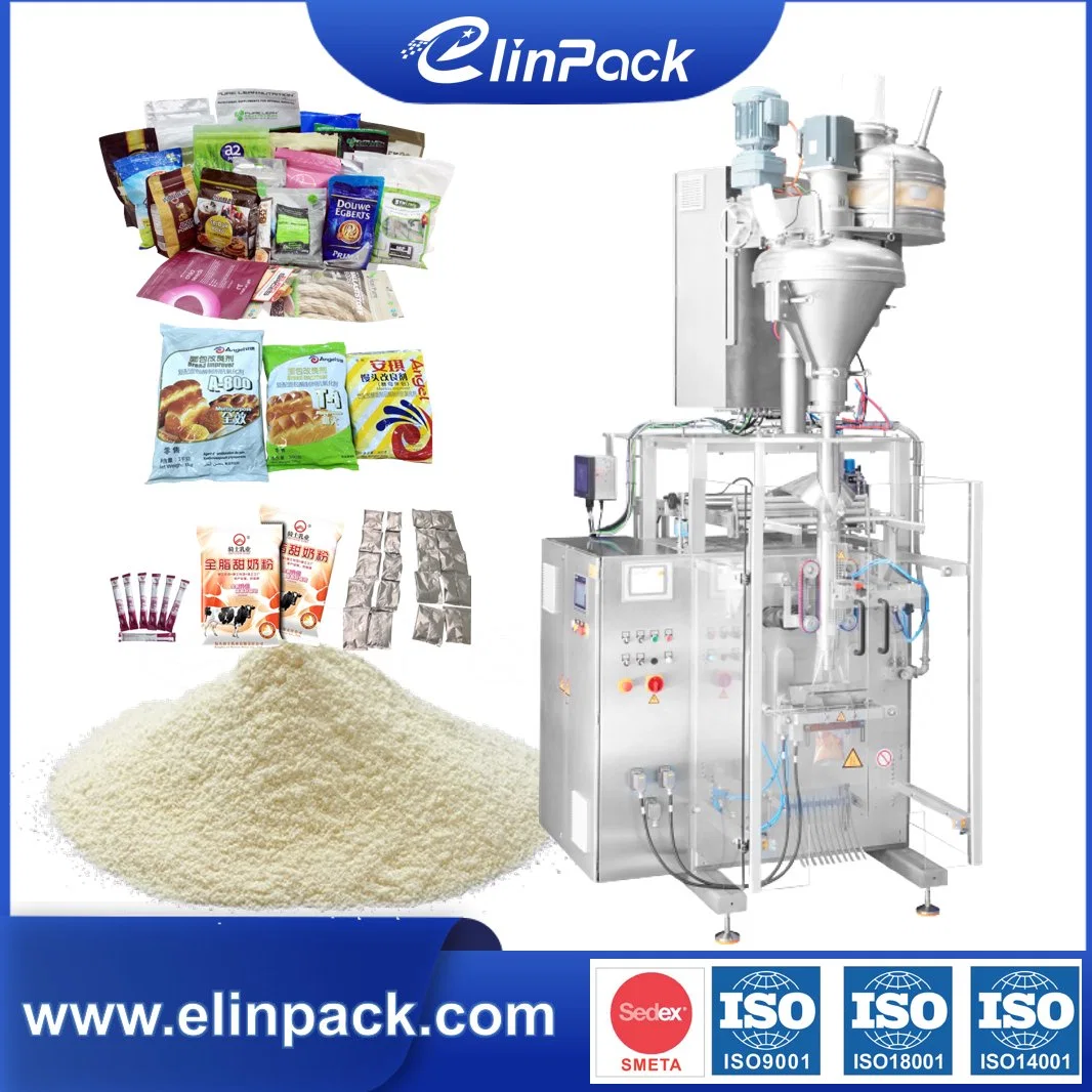 Best Selling Automatic Vertical Powder Form Fill Seal Wrapping Flow Packaging Packing Filling Sealing Machine Packaging Machinery