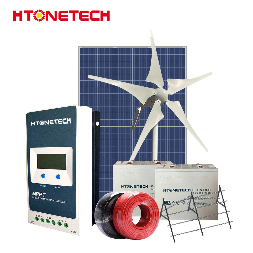 Htonetech 430W Monocrystalline Solar Panel Flexible Manufacturing Solar Power Wind Power China Wind Power Systemf with Solar and Wind Turbine