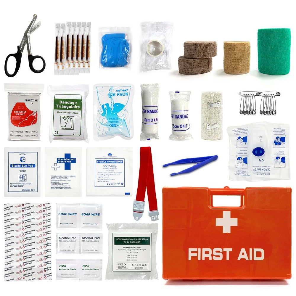 Wall Mounted First Aid Kit ABS Medical Box Hard Case