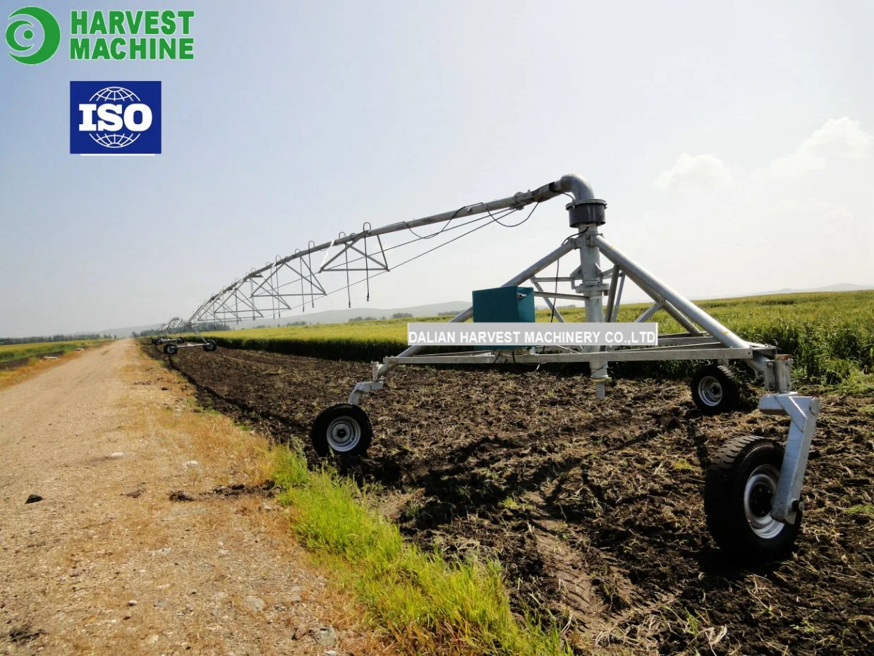 Trois roues Ferme Système d'irrigation par remorquage pour l'agriculture