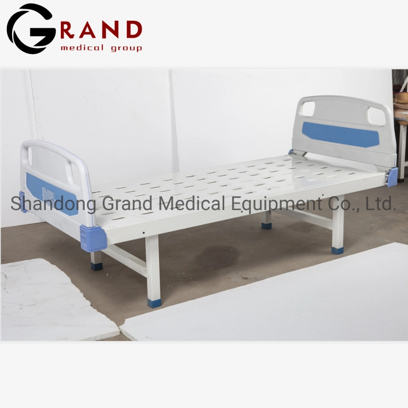 ABS Hanging Headboards, Cold-Rolled Steel Frame Common Used Cheapest Medical Plat Patient Nursing Bed