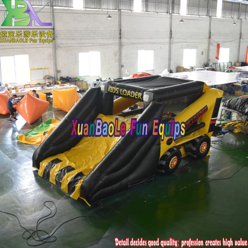 Inflatable Bulldozer Slide Bouncer House Inflatable Bouncy Slide for Kids