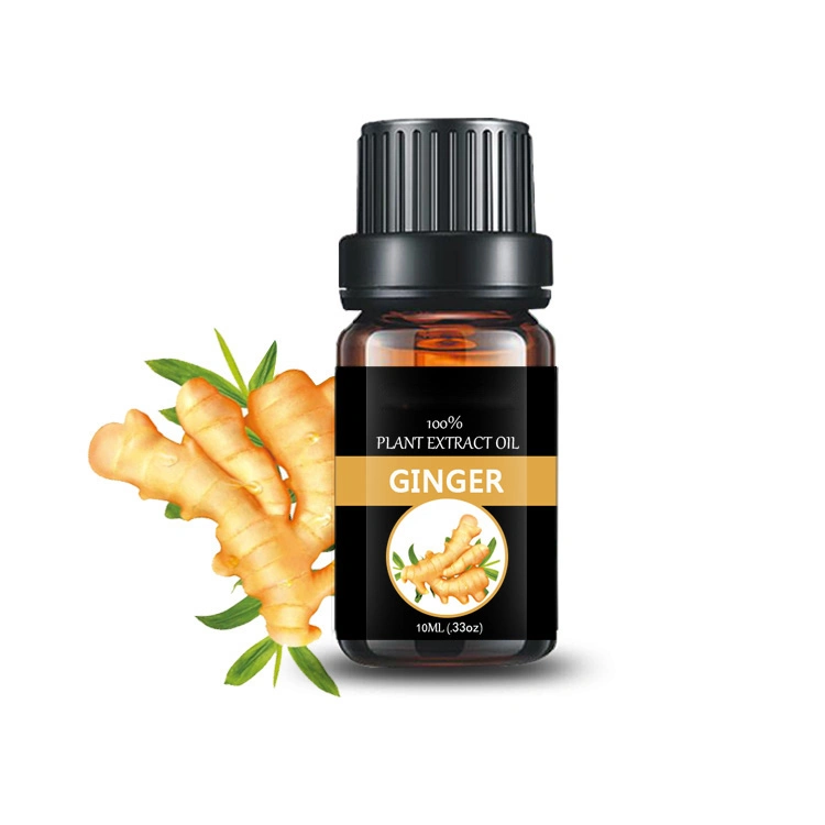 Óleo essencial de gengibre puro, óleo essencial de Ginger Manufatuer, grau terapêutico, perfeito para tratamento terapêutico, pele C