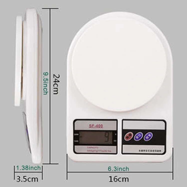 5kg 10kg ABS moins cher SF400 plastique Digital Diet Digital High Balance de cuisine de précision