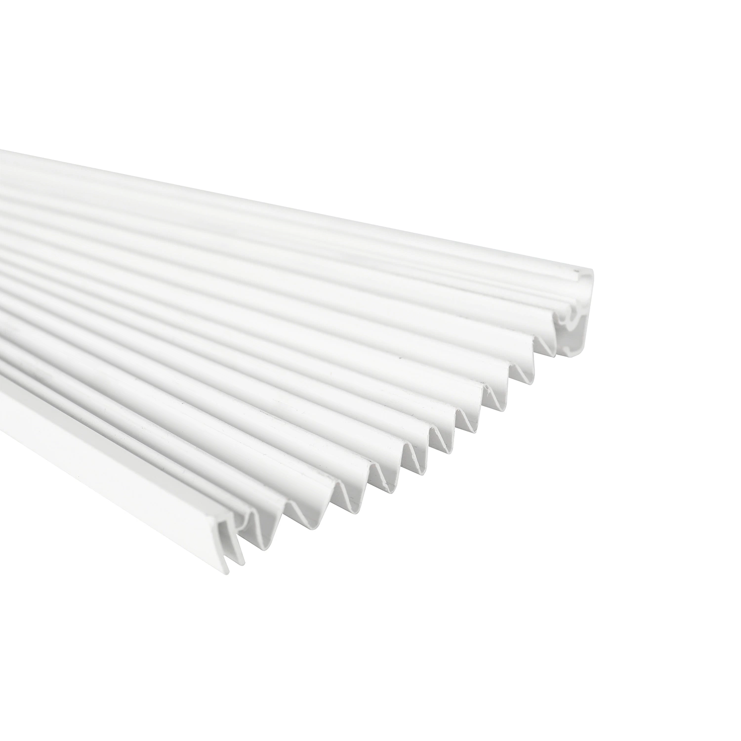 Extruded Plastic Profile, Customized PVC Profile for Garage Door, PVC Strip for Hiding Shelf Wires