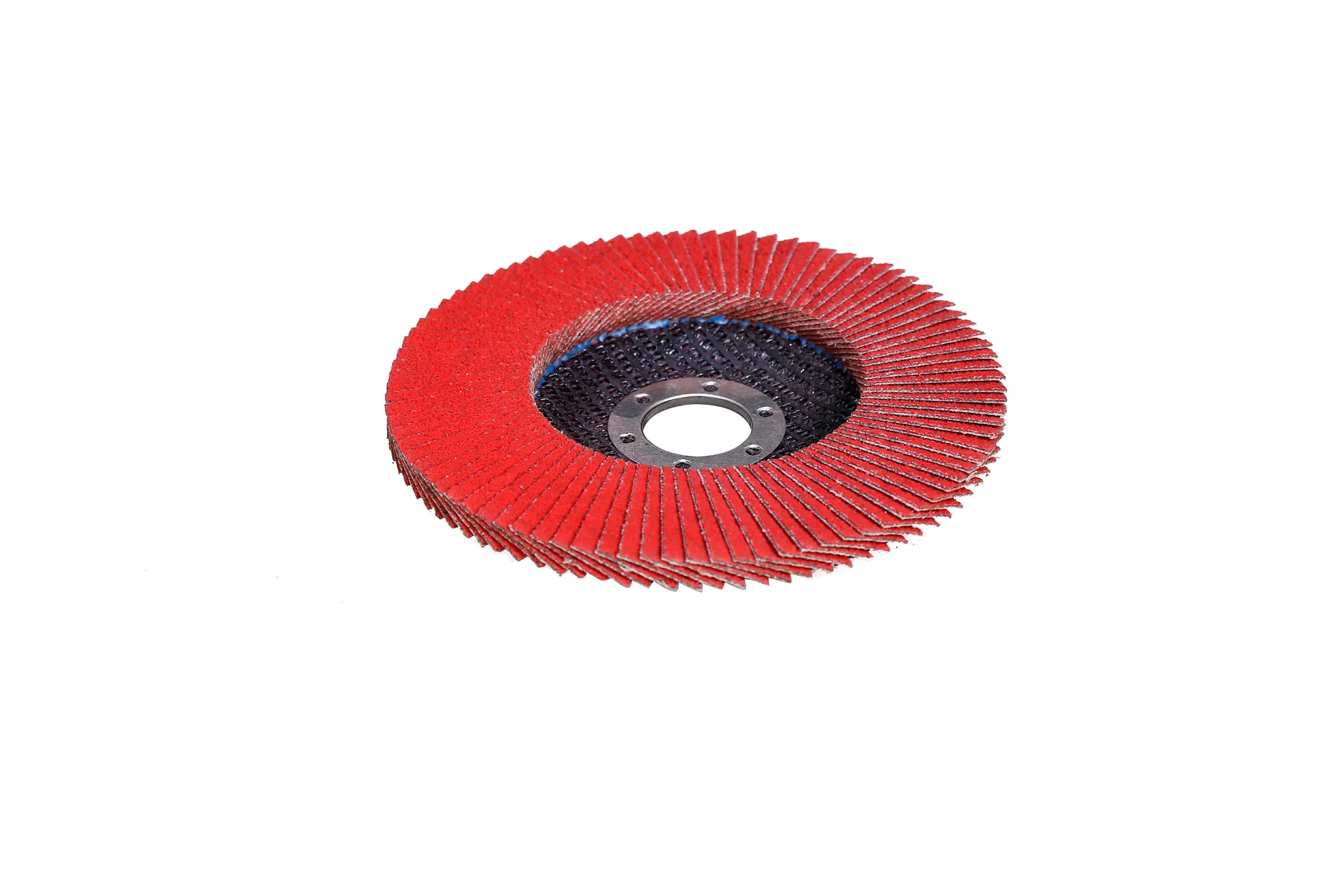 150# Deerfos Imported High quality/High cost performance Abrasive Sanding Ceramic Grain Flap Disc as Grinding Tooling for Metal Wood Alloy Iron Stainless Steel Polishing