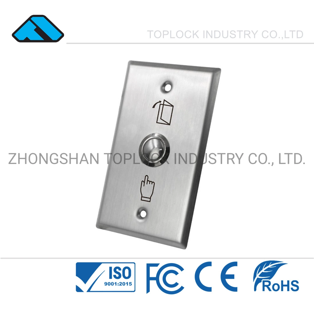 Strong Stainless Steel Embeded Installation House safety Door Access Control Press Push Button Switch