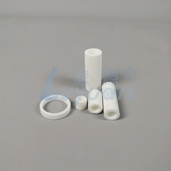 Solid Plastic Plug Industrial High Porous PA PP PE PTFE Sintered Filter Tube with 10/20/30/40 Micron Sintering Powder Media