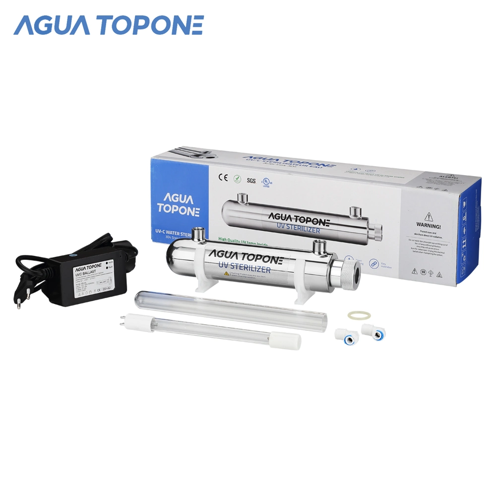 Agua Topone UV Sanitizer Lamp 6W Kitchen Accessories Tools for Filter or Municipal Water