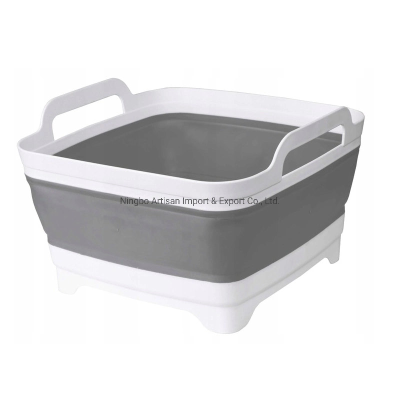 Quality Foldable Kitchen Plastic TPR Drain Basket