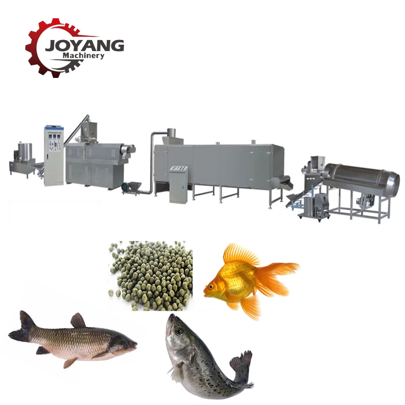 Trucha Seabass Tilapia Guppy máquina de alimentos procesamiento de Extruir de alimento de Pez de Catar Línea