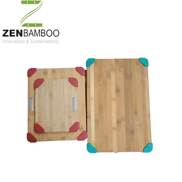 Chopping Board Bamboo Cutting with Groove and Sharpener