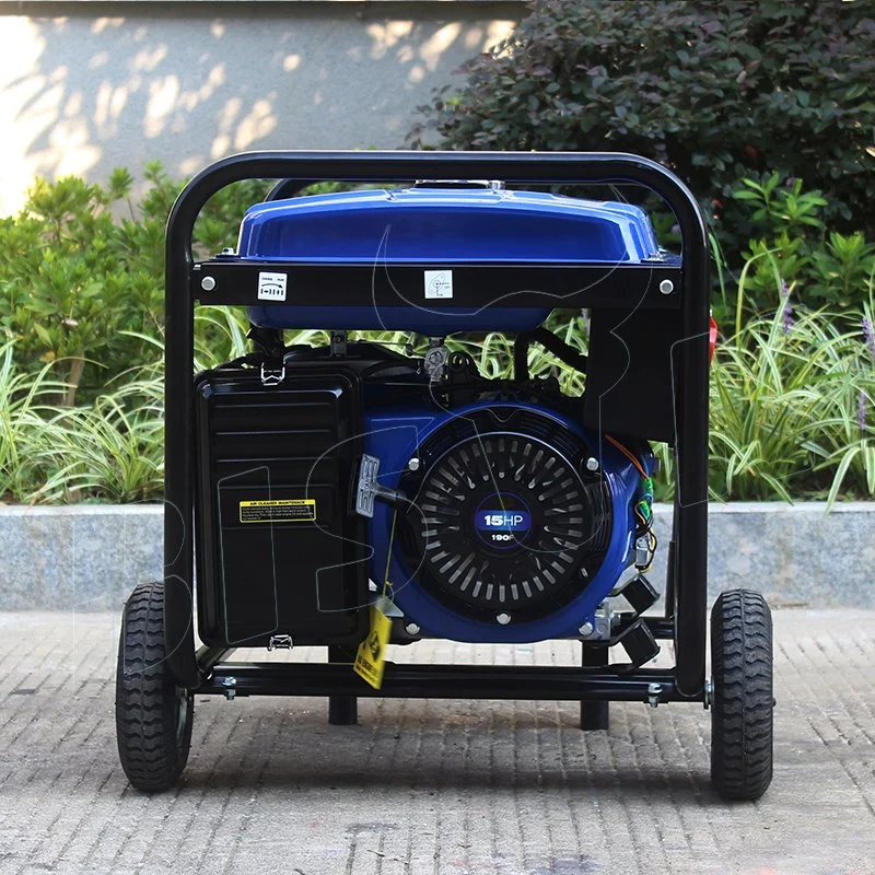 Bison 5kVA 5.5kVA 6.0kw 6.5kVA Small Portable Petrol Generator Price Set Air Cooled Electric Engine Power Gas Gasoline Generator with Handle &Wheel