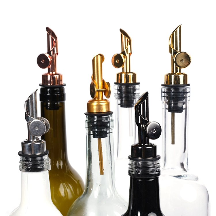 Custom Logo Premium Bar Accessories Aerating Bottle Pourer Stainless Steel Wine Aerator Pourer for Halloween Gift