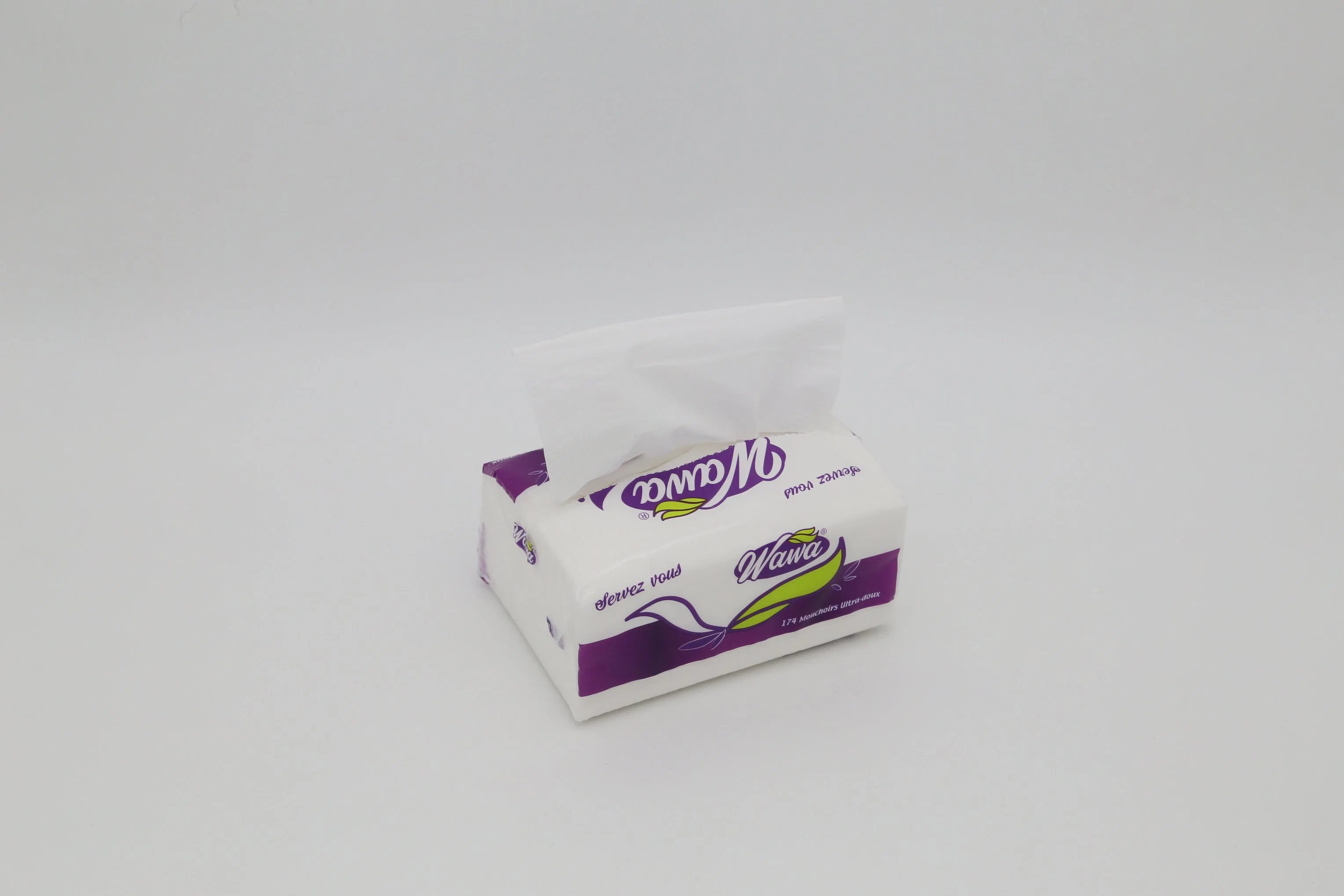 White Color Soft Facial Tissue Made of Virgin Wood Pulp