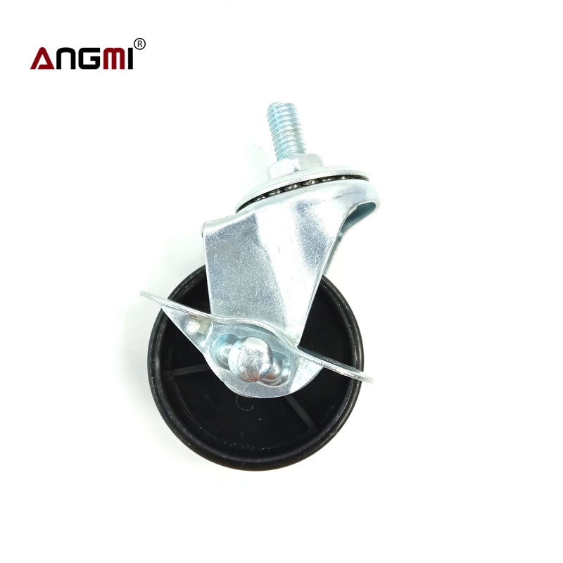 Furniture Medium Duty Caster Wheel Iron+PVC Industrial Caster Wheel with Brake