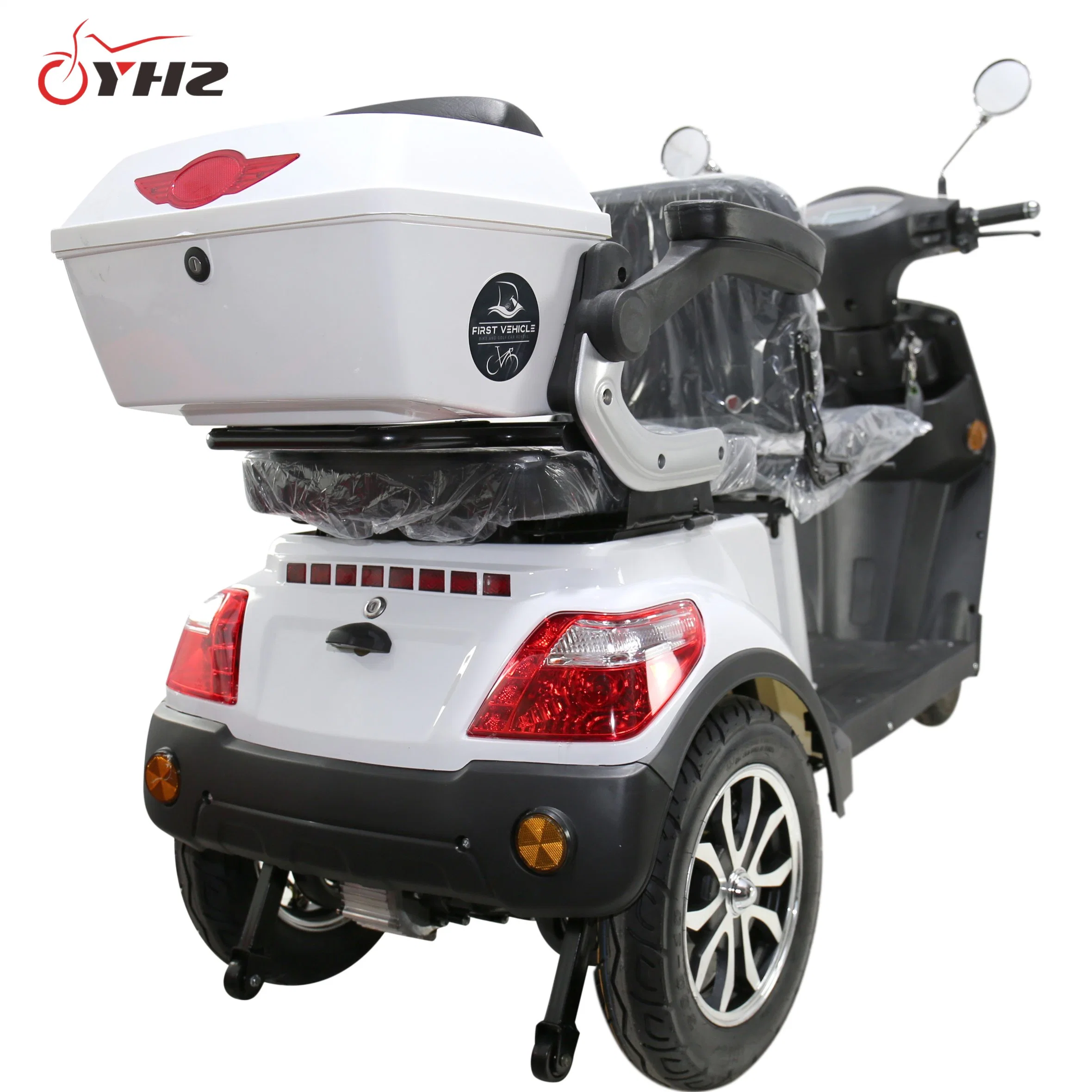 Anti-Slip 3-Wheel Design Safety Driving Mobility Moped Electric Motorcycle