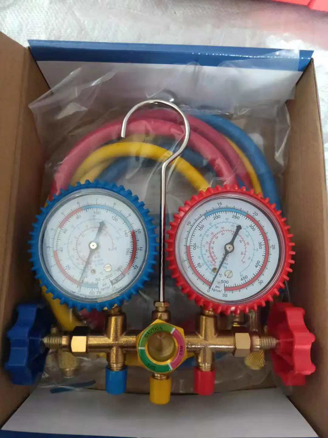 Manifold Refrigeration Pressure Gauge R134A Auto Air Condition Tool AC.