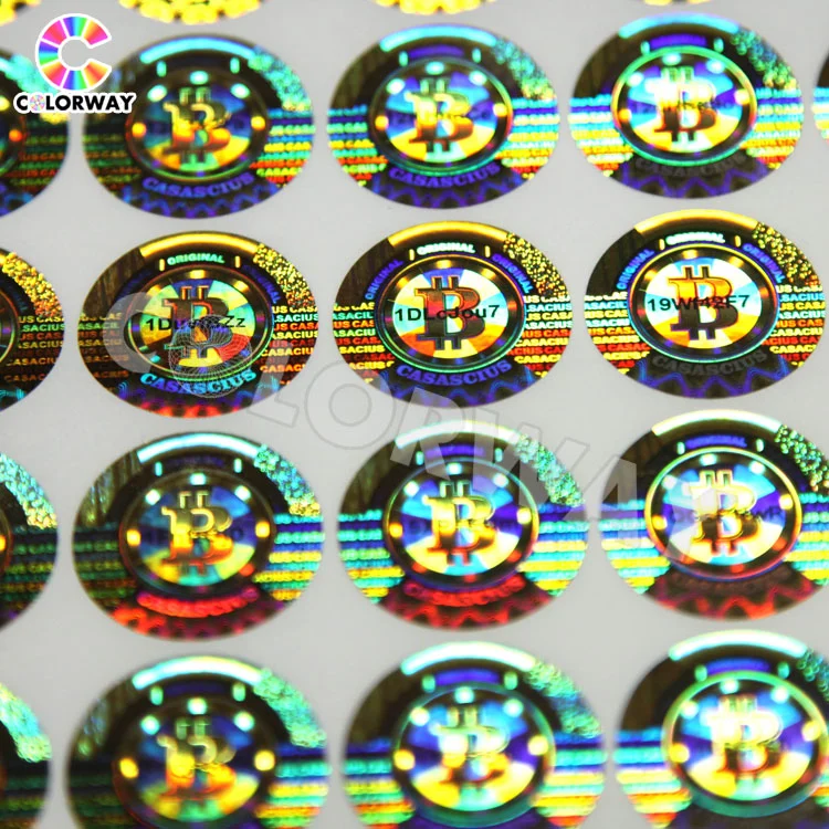 Professional Designed Scratch off Labels Custom Made Hologram Sticker