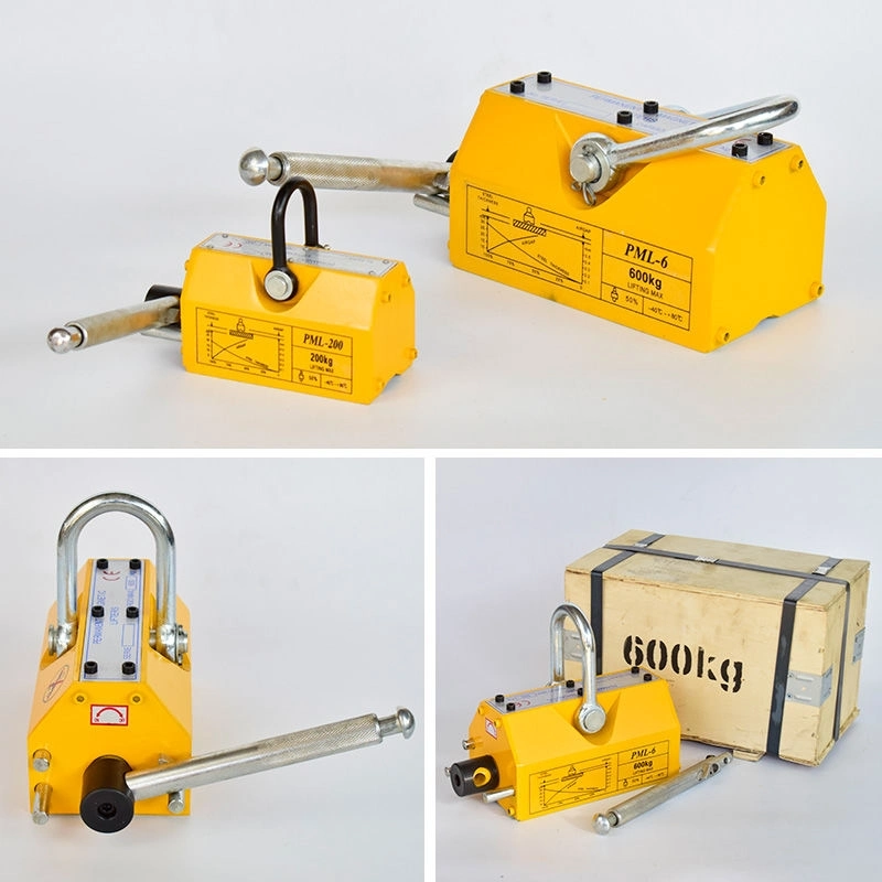 Pml Steel Plate Magnet Permanent Magnetic Lifter with Safety Handle