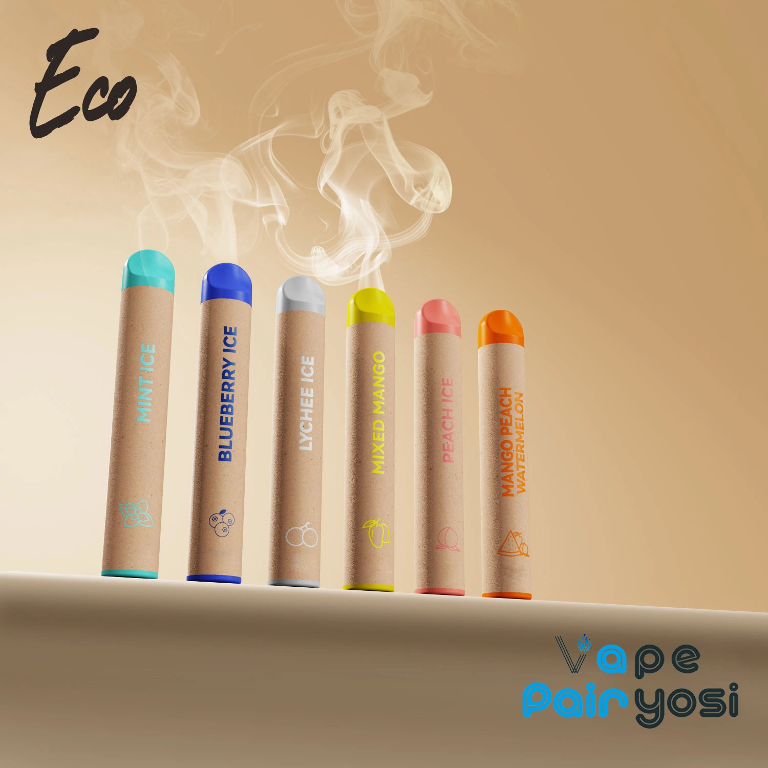 Wholesale/Supplier Custom Eco Revive Peakbar Paper Tube E Hookah Shisha Pen