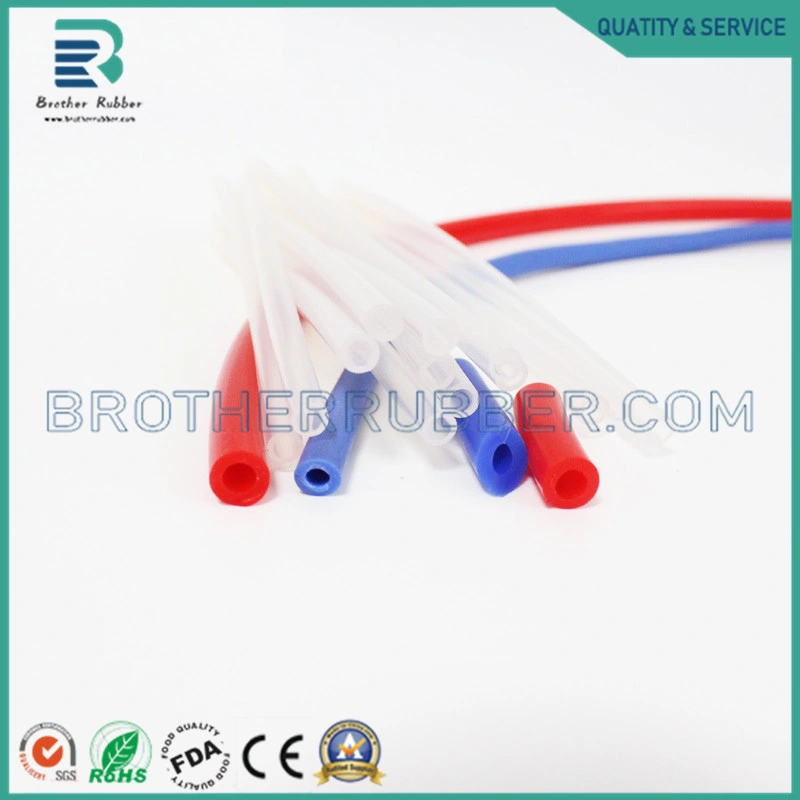 Heat Resistant Colored Durable Soft Transparent Inflatable Silicone Rubber Tube Tubing Hose