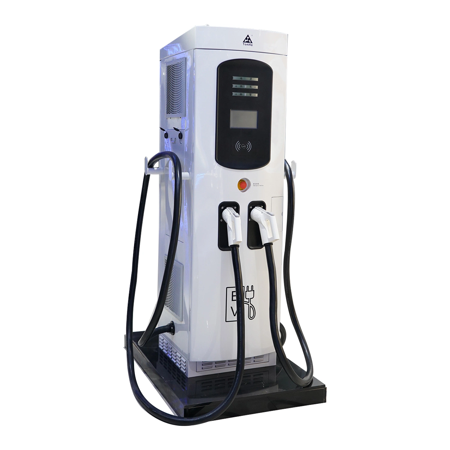 60kw 80kw 100kw 120kw 160kw 200kw pistolas de doble Cargador Estación de carga de EV1 Chademo CCS CCS2 GB/T de salida de los tipos de 150-1000VCC